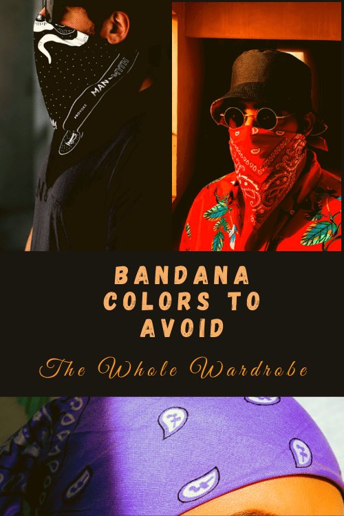 bandana colors to avoid