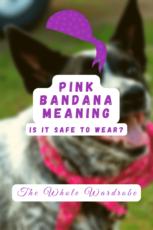 pink bandana meaning on pink bandana meaning- is it safe to wear?