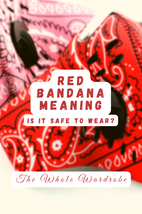 red bandana meaning on red bandana meaning- top 3 things to avoid