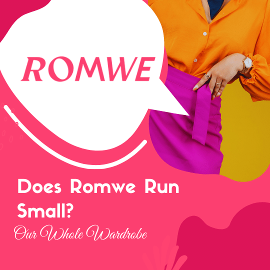 does romwe run small on does romwe run small? let's find out!