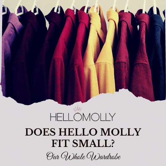 does hello molly fit small on does hello molly fit small? you'll be surprised!
